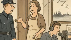 Witz: Der Wachtmeister klingelt beim Funker