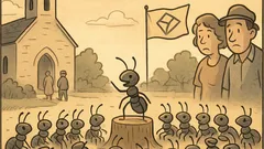 Witz: Warum gehen Ameisen nicht in die Kirche?