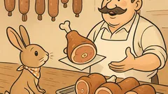 Witz: Häschen kommt zum Metzger …