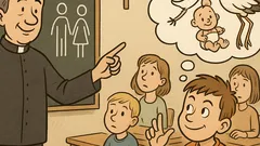 Witz: Der Pfarrer sagt im Religionsunterricht…