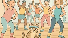 Witz: Katze in Aerobicstunde fragt nach Muskelkater