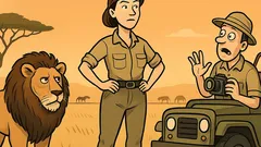 Witz: Ich hab’ von eurer Safari gehört…