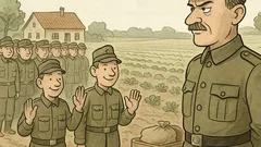 Witz: Feldwebel sucht Freiwillige zum Kartoffelroden