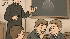 Witz: Der Kaplan erklärt Engel ohne Leib