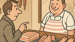 Witz: Haben Sie Schweinebauch und Schweineohren?