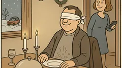 Witz: Bohnen, Augenbinde und zwölf Gäste